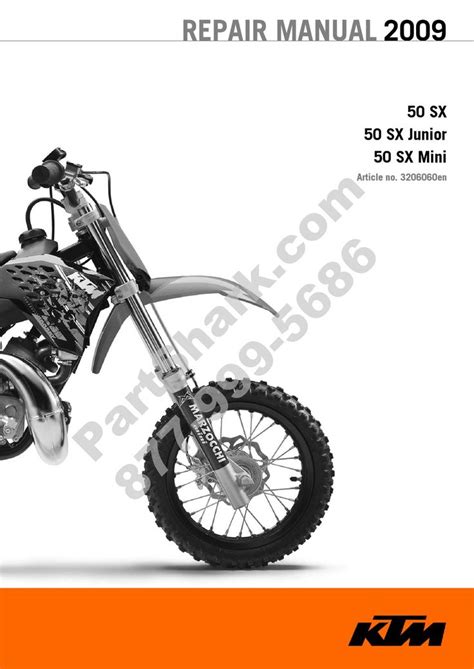 KTM 50 SX REPAIR MANUAL Pdf Download